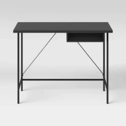 Wood And Metal Writing Desk With Storage - Room Essentials™ 8 Wood And Metal Writing Desk With Storage - Room Essentials™ -Room Essentials GUEST 01555199 e873 42ca ab73 738e4825e7e7