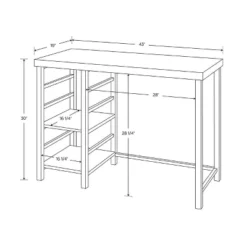 Adjustable Dorm Storage Desk Black - Room Essentials™ 7 Adjustable Dorm Storage Desk Black - Room Essentials™ -Room Essentials GUEST 0cd0f56e b90b 43dc 9f4b 22a2e07f42d9