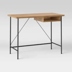Wood And Metal Writing Desk With Storage - Room Essentials™ 11 Wood And Metal Writing Desk With Storage - Room Essentials™ -Room Essentials GUEST 11fddfe3 6162 4a58 8bb3 5903c2a3ce2d