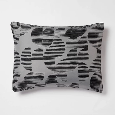 5pc King Geo Reversible Decorative Comforter Set With Throw Black/Gray - Room Essentials™ 9 5pc King Geo Reversible Decorative Comforter Set With Throw Black/Gray - Room Essentials™ - Image 7