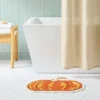 20"x23" Pumpkin Shaped Non-Slip Harvest Bath Rug Orange - Room Essentials™ -Room Essentials GUEST 130e1440 5aca 41d2 93ee 4c81ac00497a