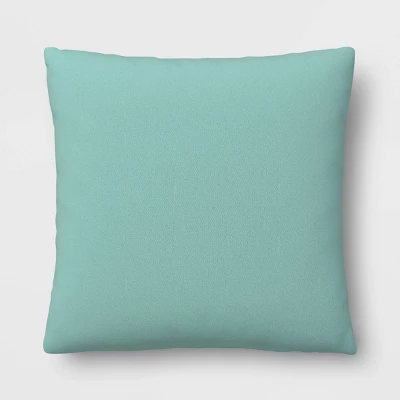17"x17" Reversible Square Outdoor Pillow - Room Essentials™ 4 17"x17" Reversible Square Outdoor Pillow - Room Essentials™ - Image 2