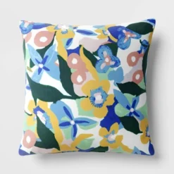 17"x17" Reversible Square Outdoor Pillow - Room Essentials™ 19 17"x17" Reversible Square Outdoor Pillow - Room Essentials™ -Room Essentials GUEST 19410cc3 8b06 4163 9afa a9c84ec06853