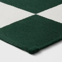 4'x5'6" Checkered Area Rug Ivory/Green - Room Essentials™ 6 4'x5'6" Checkered Area Rug Ivory/Green - Room Essentials™ -Room Essentials GUEST 198e2b48 778c 4da0 bc79 e15fcb043323