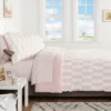 Dash Stripe Printed Microfiber Reversible Comforter & Sheets Set Ivory/Light Pink - Room Essentials™ 2 Dash Stripe Printed Microfiber Reversible Comforter & Sheets Set Ivory/Light Pink - Room Essentials™ -Room Essentials GUEST 1c62d8cb 69b4 4c7d b9fb 857eb088bdc9