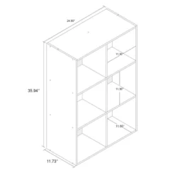 11" 6 Cube Organizer Shelf - Room Essentials -Room Essentials GUEST 23bb23fc faa0 480e beca eadbe5bf7daa