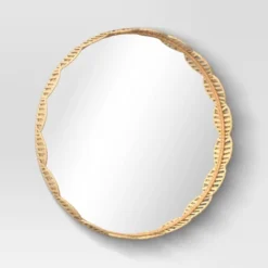 24" Rattan Round Wall Mirror - Room Essentials™ -Room Essentials GUEST 258cea31 e23e 43c4 80cd b74499d4534b
