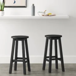 Basic Wood Counter Height Stool - Room Essentials™