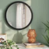 20" Round Wall Mirror Black - Room Essentials™ -Room Essentials GUEST 2fa34a01 e022 4f91 b178 42900309d8b9