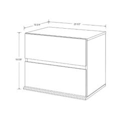 2 Drawer Modular Nightstand White - Room Essentials™ -Room Essentials GUEST 3a4737e7 4084 4aa8 9faa fdad66f90a9c