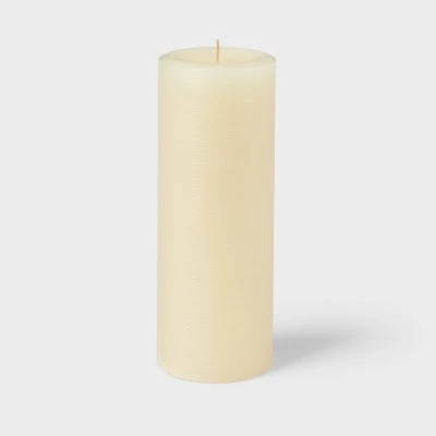 3' X 8" Unscented Candle Cream - Room Essentials™: Paraffin Wax, 110hr Burn Time, No Container 4 3' X 8" Unscented Candle Cream - Room Essentials™: Paraffin Wax, 110hr Burn Time, No Container - Image 2