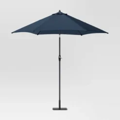 9'x9' Patio Market Umbrella - Black Pole - Room Essentials™ -Room Essentials GUEST 498b3bad 347f 4fbb b3a6 9c91b8015872