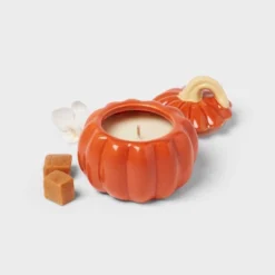 Pumpkin Figural Ceramic Strawberry Pumpkin Jar Candle - Room Essentials™ -Room Essentials GUEST 4e245542 41d8 4088 b21d 7c82afa4289c