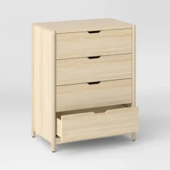 Scandi 4 Drawer Dresser Natural - Room Essentials™ -Room Essentials GUEST 539adb01 9a12 4655 8cd2 7c0421a8c8ff