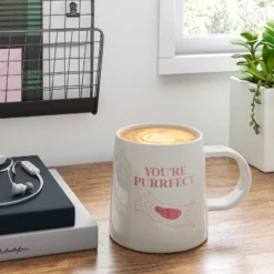 16oz Stoneware You're Purrfect Mug - Room Essentials™