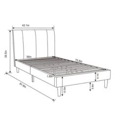 Dorm Twin Bed Cream - Room Essentials™: Upholstered Headboard, Plywood Frame, No Box Spring Needed 13 Dorm Twin Bed Cream - Room Essentials™: Upholstered Headboard, Plywood Frame, No Box Spring Needed -Room Essentials GUEST 70276453 389a 4325 8b4a ef1eb7d4f8fb