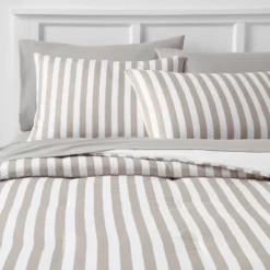 Stripe Microfiber Reversible Comforter & Sheet Set Gray - Room Essentials™ 17 Stripe Microfiber Reversible Comforter & Sheet Set Gray - Room Essentials™ -Room Essentials GUEST 7adc7c7f 4748 4bb9 b8a9 3903f5534a0a