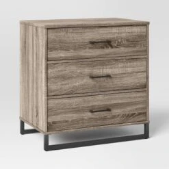 Mixed Material 3 Drawer Dresser - Room Essentials™ -Room Essentials GUEST 94347957 ed8d 495b ac18 39542a4392ab