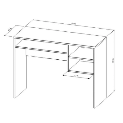 Student Writing Desk With Storage - Room Essentials™ 6 Student Writing Desk With Storage - Room Essentials™ - Image 4