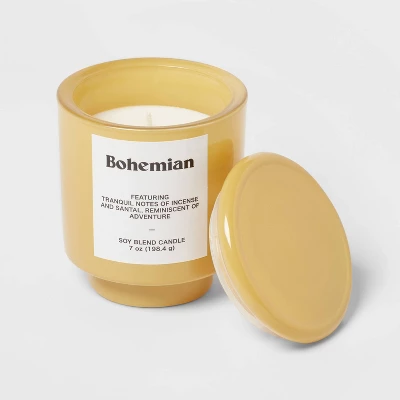 Exterior Painted Glass With Glass Lid 7oz - Room Essentials™ 4 Exterior Painted Glass With Glass Lid 7oz - Room Essentials™ - Image 2