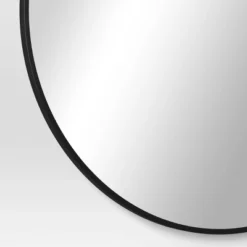 28" Round Metal Mirror Black - Room Essentials™ -Room Essentials GUEST a4598769 117a 43d0 9270 d3062d324ef2