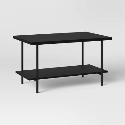 Wood And Metal Coffee Table With Storage Shelf - Room Essentials™ 8 Wood And Metal Coffee Table With Storage Shelf - Room Essentials™ - Image 6