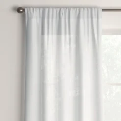 1pc Sheer Window Curtain Panel White - Room Essentials™ -Room Essentials GUEST afd37973 a6ae 42ab b99e 0c64ea85dce0