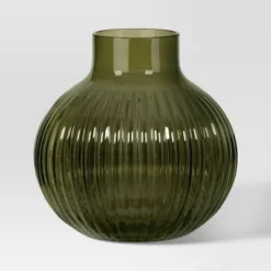 Ribbed Round Vase - Room Essentials™ -Room Essentials GUEST b14cdfae 2db0 4c8c 9f2c 1e57e80c1a4c