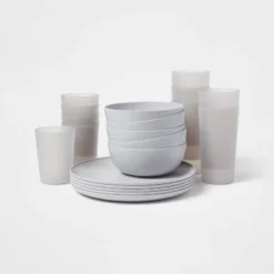 20pc Plastic Dinnerware Set - Room Essentials™ -Room Essentials GUEST b4b5a37f 729b 4ff3 9642 c2fee8638ebb