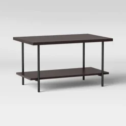 Wood And Metal Coffee Table With Storage Shelf - Room Essentials™ 17 Wood And Metal Coffee Table With Storage Shelf - Room Essentials™ -Room Essentials GUEST c493e6ac d8b2 4fbe 88ce 0923f7849a46