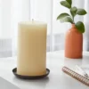 7" X 4" Unscented Pillar Candle Cream - Room Essentials™: Paraffin Wax, 120hr Burn Time, 1 Wick 1 7" X 4" Unscented Pillar Candle Cream - Room Essentials™: Paraffin Wax, 120hr Burn Time, 1 Wick -Room Essentials GUEST c49fde46 7660 42bd 90cf b07392ce8e68