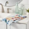 Quick Dry All Over Floral Waffle Towel - Room Essentials™ -Room Essentials GUEST c87b3d7a 7161 48fe a25b 4d5036fa80dd
