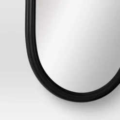 Pill Shaped Over The Door Mirror Black - Room Essentials™ -Room Essentials GUEST cb344b22 3721 446b 9da5 5ae6cc3f6cc9