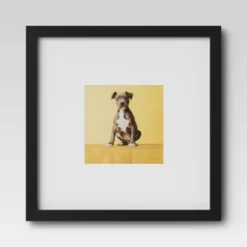 Set Of 9 Gallery Frame Set 10" X 10" Matted To 5" X 5" Black - Room Essentials™ -Room Essentials GUEST d61d30e6 ebc4 4fd4 a741 cebdd9195a13