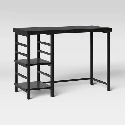 Adjustable Dorm Storage Desk Black - Room Essentials™ 4 Adjustable Dorm Storage Desk Black - Room Essentials™ - Image 2