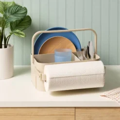 Paper Towel Holder With Caddy - Room Essentials™