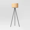 Tripod Floor Lamp With Shade Black - Room Essentials™: Modern Standing Light, ETL Listed, Metal Body -Room Essentials GUEST dfeb0963 cb45 497f 86b6 c04413cf82f6