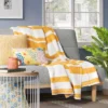 Printed Plush Striped Throw Blanket - Room Essentials™ -Room Essentials GUEST e0e810f3 b2dc 4b6d 8275 1de732598a5c