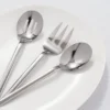 3pc Squared Straight Serving Set - Room Essentials™: Stainless Steel Utensils, Serving Fork & Spoons, Dishwasher-Safe -Room Essentials GUEST ef15b553 4db2 46b1 837f 7906723ce1c0