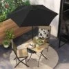 6' Round Outdoor Patio Market Umbrella With Black Pole - Room Essentials™ -Room Essentials GUEST f46b7fea 1bb7 4b06 80aa 1401679891e7