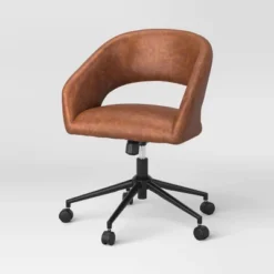 Rolling Swivel Barrel Back Office Chair - Room Essentials™ 13 Rolling Swivel Barrel Back Office Chair - Room Essentials™ -Room Essentials GUEST f879626e 27da 4d91 98aa a43e35f51abf