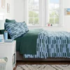 Foster Microfiber Reversible Comforter & Sheets Set Blue/Dark Green - Room Essentials™ 1 Foster Microfiber Reversible Comforter & Sheets Set Blue/Dark Green - Room Essentials™ -Room Essentials GUEST f87ca377 0f4f 410c a12c 361a594a813e